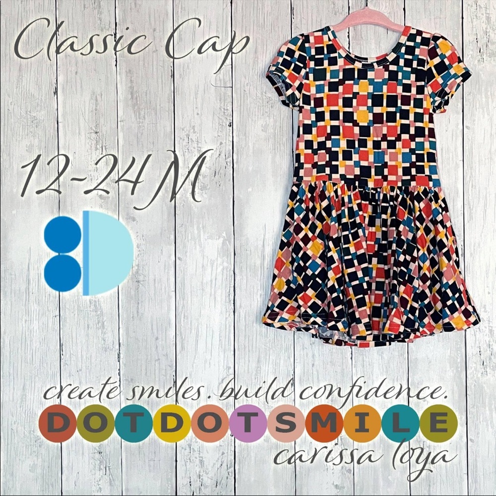DotDotSmile Classic Cap Sleeve Dress Style Tile